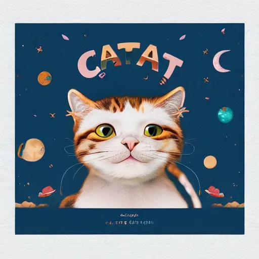 Image similar to cat theme logo, cat theme banner, cat design, art photography style, trending on artstation, warm light, lovely and cute, fantasy art, 8 k resolution