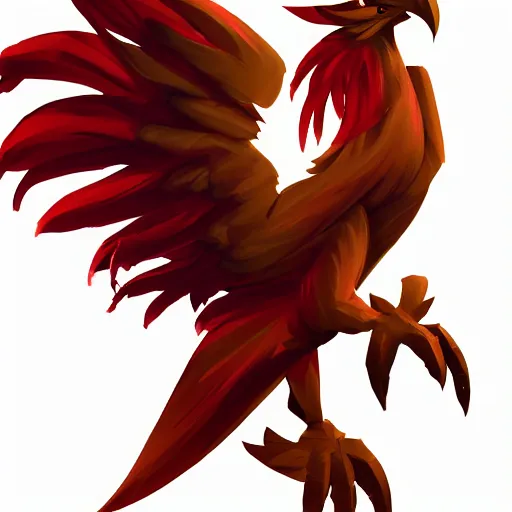 Image similar to Phoenix bird from Dota 2