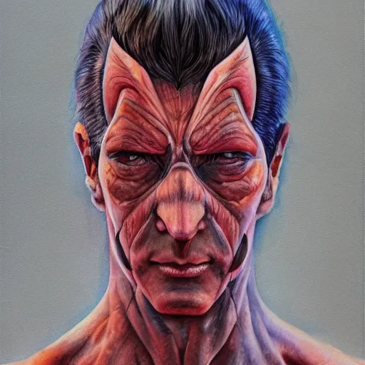 Image similar to detailed details photorealistic reincarnation of amogus impostor in the style of moebius and alex ross, gouache and wash paints color, detailed details facial and body and human and environments and proportionate, detailed 5 k details.