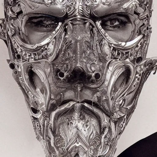 Image similar to Very very very very highly detailed epic photo of face with beautiful ornamental venetian mask, intricate, dystopian, sci-fi, extremely detailed, digital painting, artstation, concept art, smooth, sharp focus, illustration, intimidating lighting, incredible art by Artgerm and Vincent di Fate and Anton Pieck