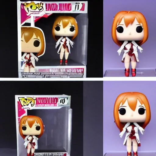 Image similar to funko pop of Asuna from SAO