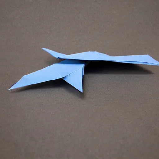 Prompt: instructions for a new kind of origami aeroplane