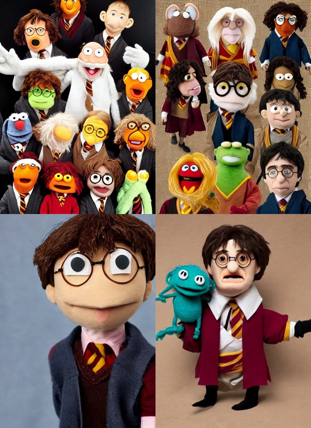 Prompt: Harry Potter as a muppet