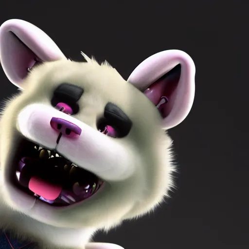 Prompt: A ferret, from Five Nights at Freddy's (2014 video game), hyperdetailed, artstation, cgsociety, 8k