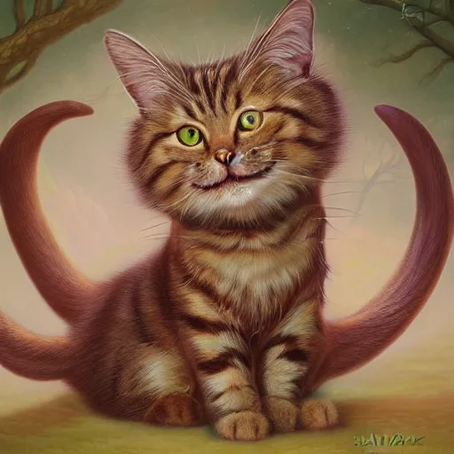 Image similar to a detailed fantasy painting of a cat scale animal, by lauri blank, artgerm, evelyn de morgan, 8K, 50mm lens