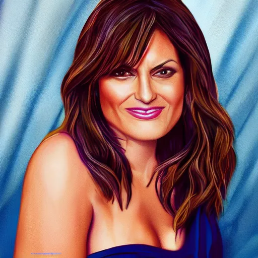 Prompt: mariska hargitay, digital painting, ultradetailed