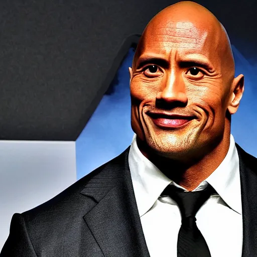 Prompt: Dwayne Johnson playing Bane in Batman