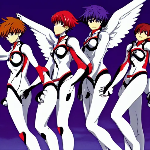 Image similar to Angels from Evangelion