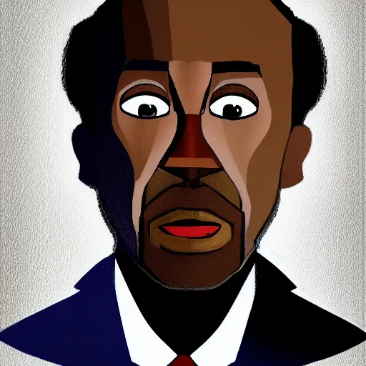 Prompt: portrait of Stanley from Stanley Parable