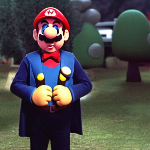 Image similar to Harrison ford as Super Mario, photography