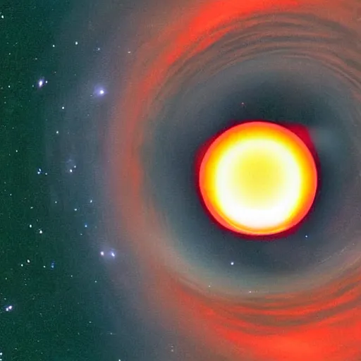 Image similar to Very very very very very highly detailed James Webb photo of Black Hole from inside