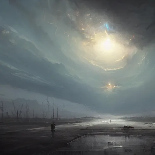 Image similar to apocalypse sky, by greg rutkowski
