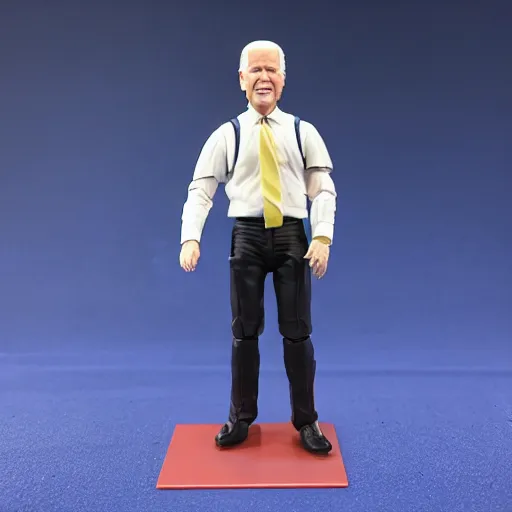 Image similar to Joe Biden action figure, highly detailed, studio lighting