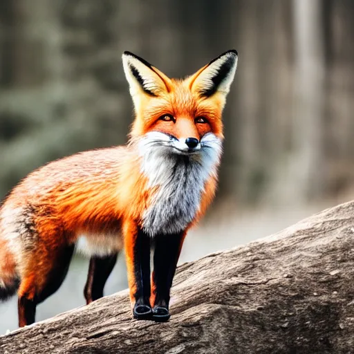 Image similar to a very large fox, 8 k, 8 5 mm f 1. 8