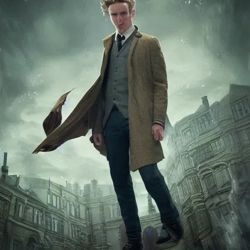 Prompt: hyperrealistic mixed media high resolution scamander from harry potter , stunning 3d render inspired art by István Sándorfi and Greg Rutkowski and Unreal Engine, perfect symmetry, dim volumetric lighting, 8k octane beautifully detailed render, post-processing, extremely hyper-detailed, intricate, epic composition, highly detailed attributes, highly detailed atmosphere, full body shot, cinematic lighting, masterpiece, no trending on artstation, very very detailed, masterpiece, stunning, flawless structure, lifelike texture, perfection,