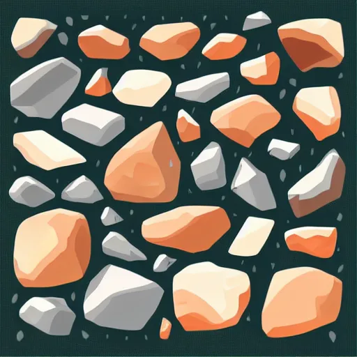 Image similar to boulder stones clipart vector design illustration. stones set. vector clipart print