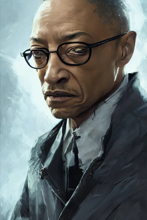 Image similar to Portrait of Giancarlo Esposito as Charles Xavier, marvel comics, x-men, dark, intricate, highly detailed, smooth, artstation, digital illustration by Ruan Jia and Mandy Jurgens and Artgerm and Wayne Barlowe and Greg Rutkowski