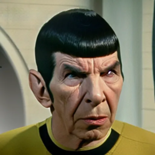 Image similar to Spock crying