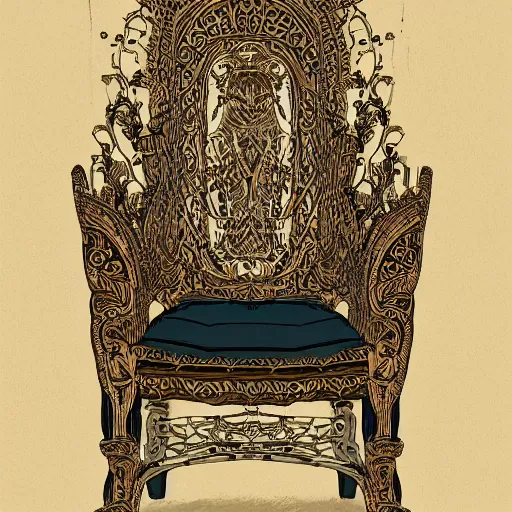 Image similar to a beautiful female in the form of a chair, concept illustration in intricate detail, 8 k