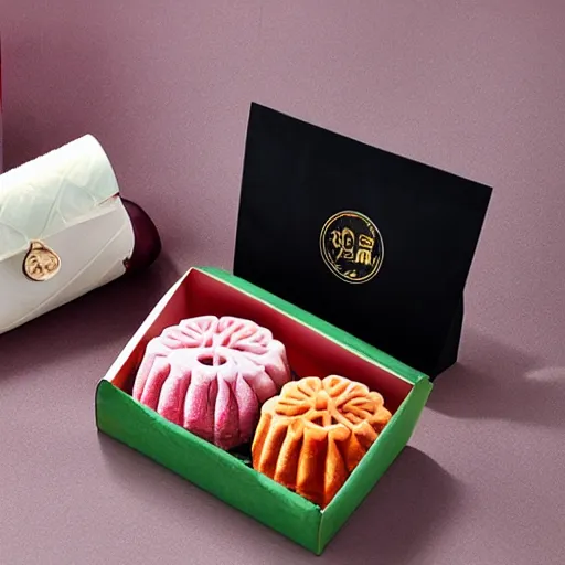 Image similar to mooncake 🥮 handbag 👜 👝 packaging