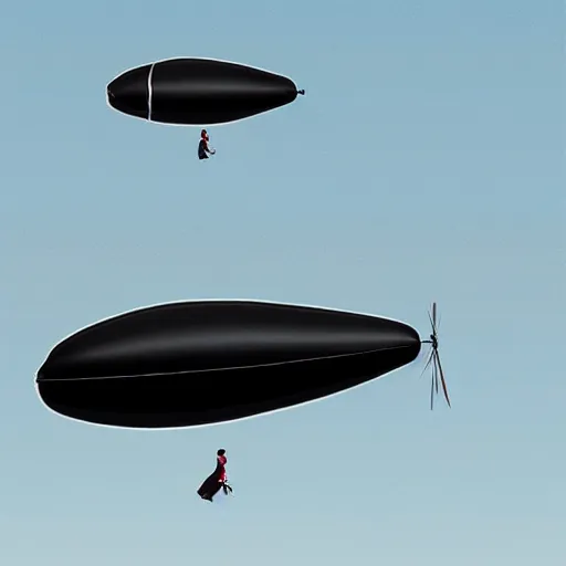 Image similar to “man using a bicycle pump to inflate an extremely large zeppelin blimp, highly detailed, dramatic lighting, Tim Burton, Studio Ghibli, Alex Pardee, Nekro Petros Afshar, James McDermott, cgsociety 4K”