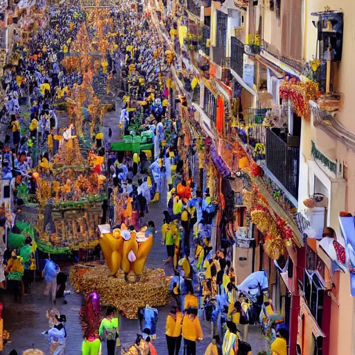 Image similar to Fallas of Valencia.