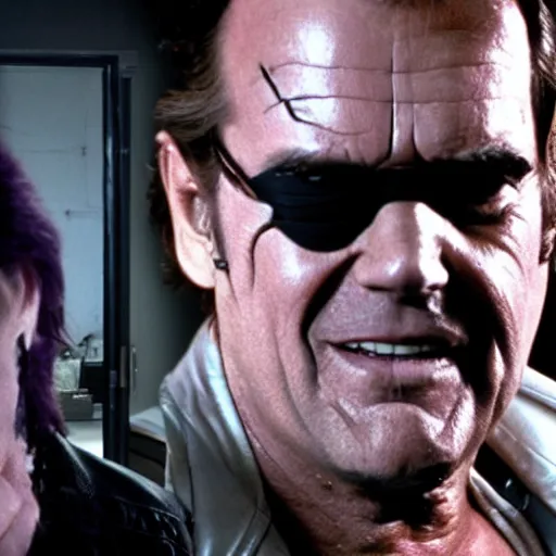 Image similar to VFX movie where Jack Nicholson plays the Terminator by Emmanuel Lubezki