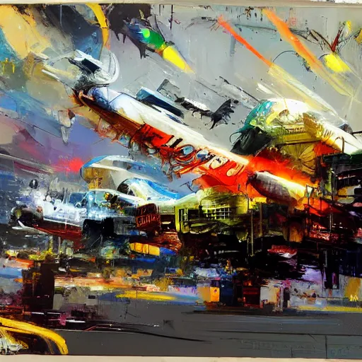 Image similar to painting in the style of john berkey w 8 3 2