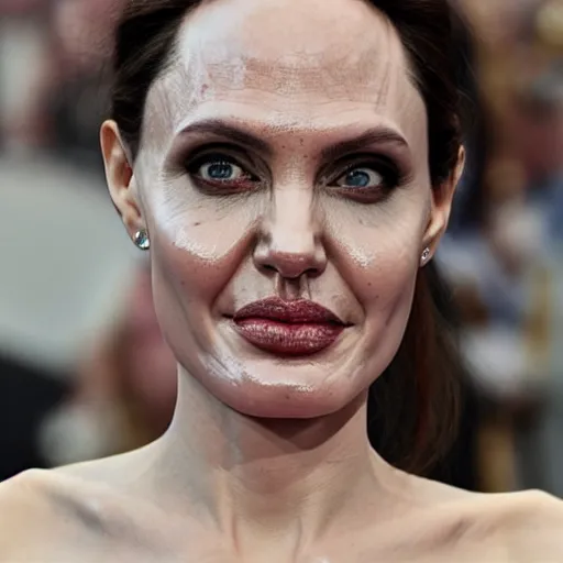 Image similar to voldemort is angelina jolie