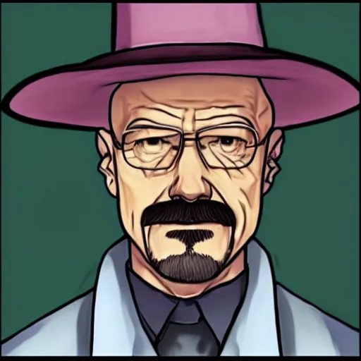 Prompt: walter white in touhou