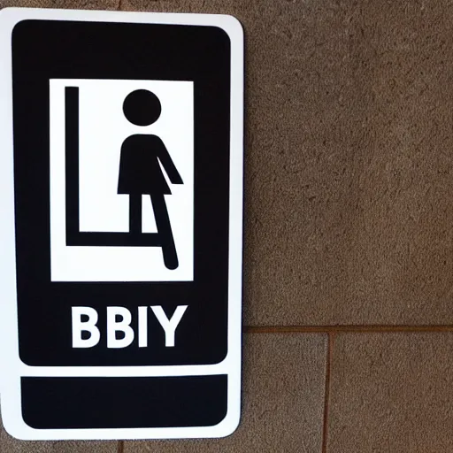 Image similar to nonbinary toilet sign