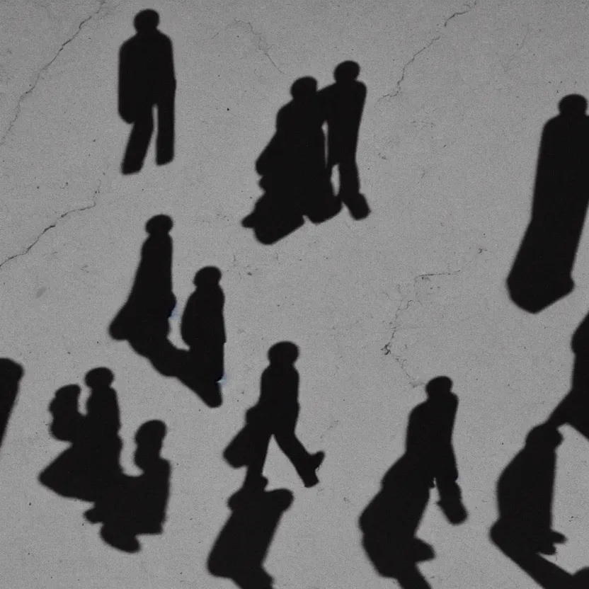 Image similar to shadow people, cctv footage