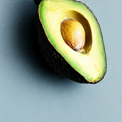 Image similar to an avocado inside an avocado