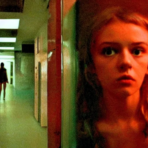 Prompt: movie still of perfect girl, cinematic composition, cinematic light, criterion collection, by gaspar noe