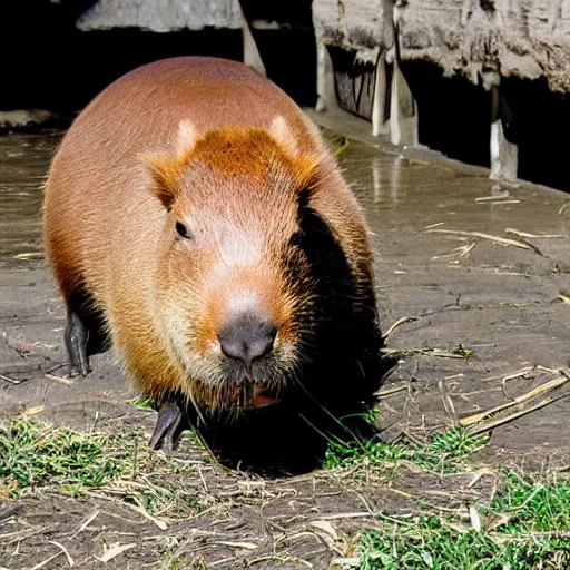 Prompt: a capybara