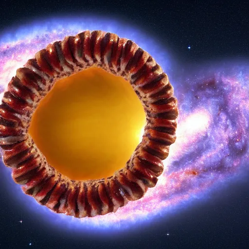 Prompt: the james webb telescope sends back an image of a galaxy made entirely of hotdogs, high detail texture, unreal engine, 8 k, photographic quality, ultra hyper realistic quality, 8 k definiton