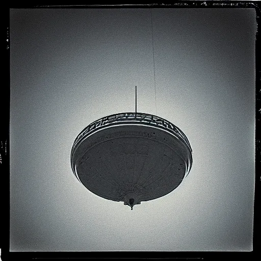 Prompt: “A UFO above the White House, dreamcore aesthetic, taken with a Pentax K1000, Expired Burned Film from 1930s, Softbox Lighting, 85mm Lens”