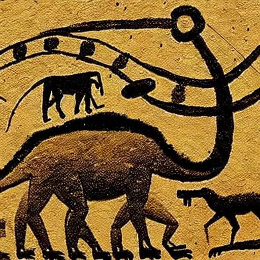 Prompt: prehistoric art