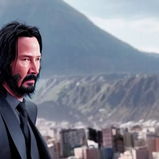 Image similar to Keanu Reeves as wolverine 4K quality