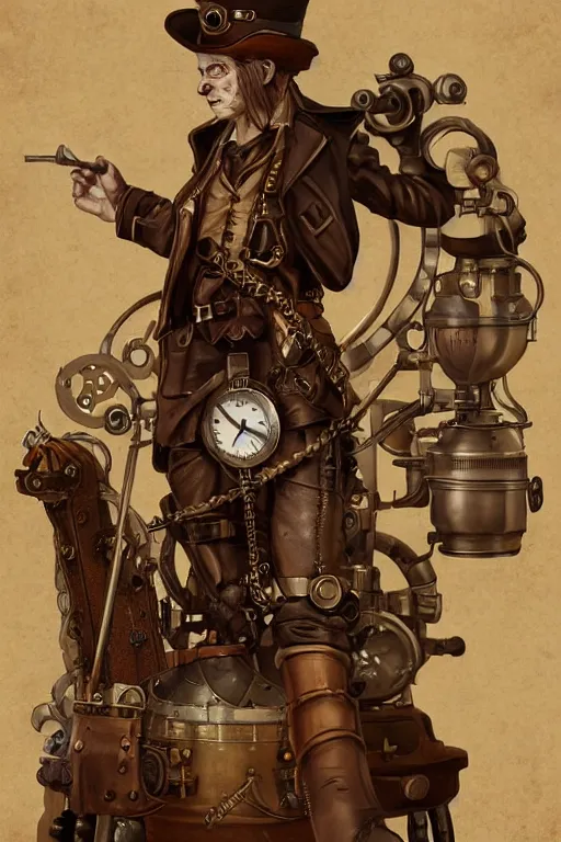 Image similar to Steampunk Harpischord, Artstation