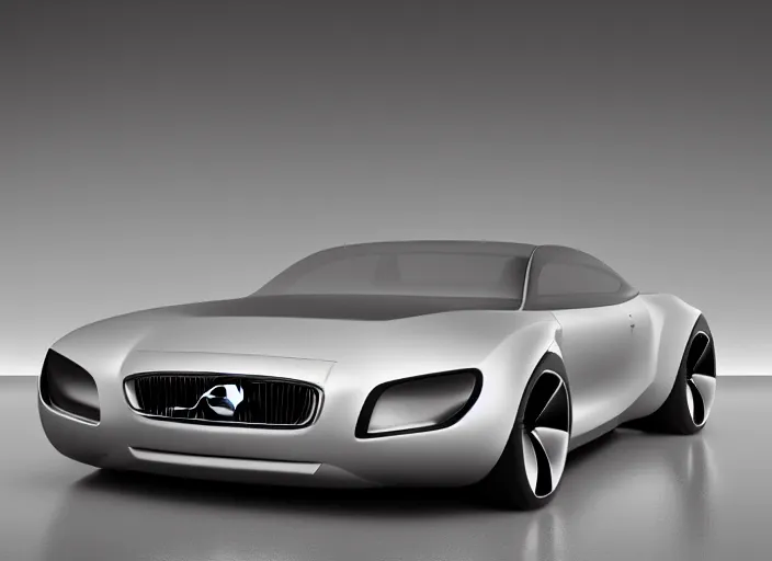 Image similar to wide view shot of anew car for 2 0 3 2. style by petros afshar, christopher balaskas, goro fujita, and rolf armstrong. car design by dmc and volvo.