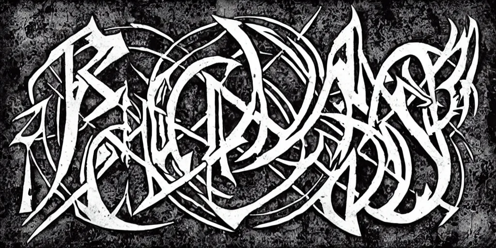 Prompt: death metal logo for the band subsume