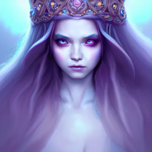 Image similar to beautiful Ghost princess, highly detailed, digital painting, artstation, concept art, smooth, sharp focus, illustration