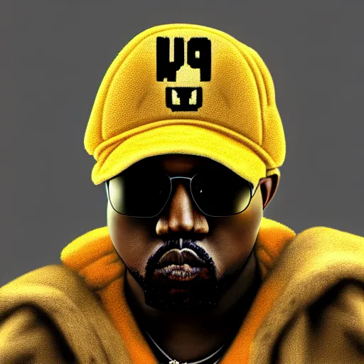 Image similar to Kanye West Koopa Troopa, UHD, hyperrealistic render, highly detailed, 4k, artstation