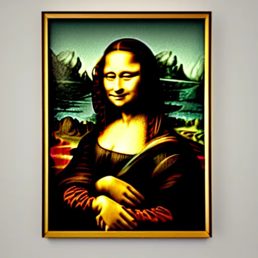 Prompt: mona lisa, octane render