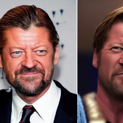 Prompt: Photograph of Ned Stark from Game of Thrones played by Joe Biden