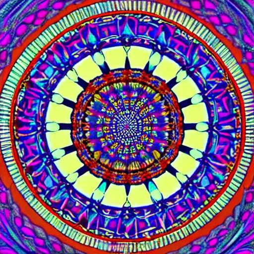 Prompt: psychedelic mandala by Carl Jung