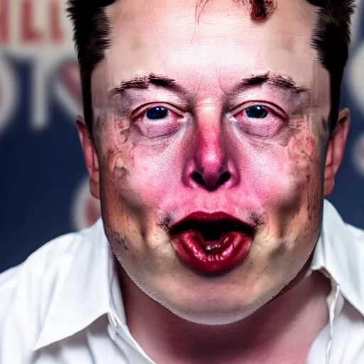 Prompt: winner of face pulling contest championship world winning entry by elon musk, 2 0 1 9