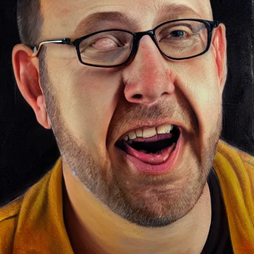 Image similar to a detailed portrait painting of joel glazer as a human toilet, hyper realistic