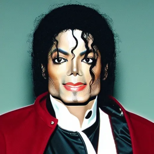 Prompt: michael jackson at 5 4 years old